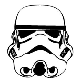Stormtrooper helmet clip art