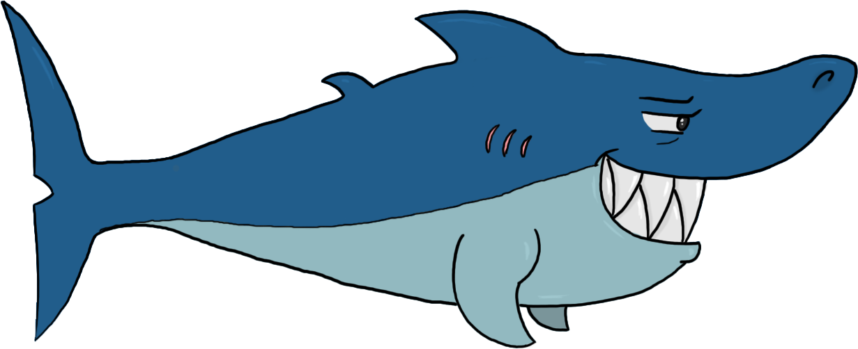 clipart cartoon shark - photo #14