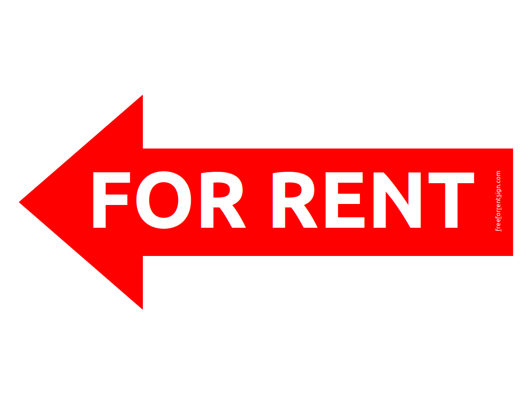 Free For Rent Signs | Blank Signs