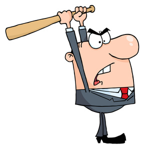 Person angry computer clipart