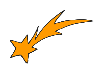 Shooting Star Animated Clipart