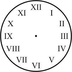 Time Due Roman Numeral Rubber Teacher Stamp - Simply Stamps