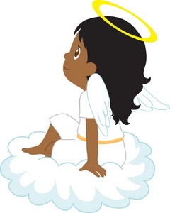 African American Angels Clipart