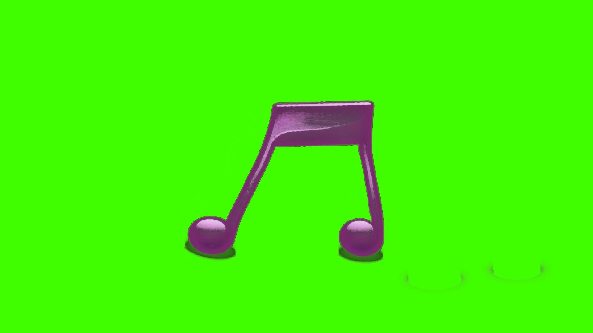 music note walking best animation green screen free royalty ...