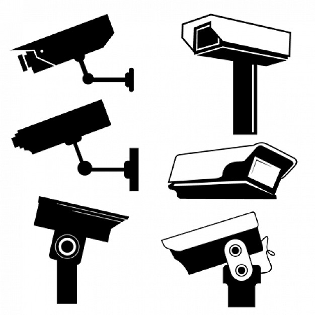 CCTV Camera Vector Graphics | Download free Vector