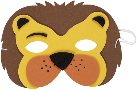 Mask Lion, (Singles). Izzys Party Shop for your Party Supplies