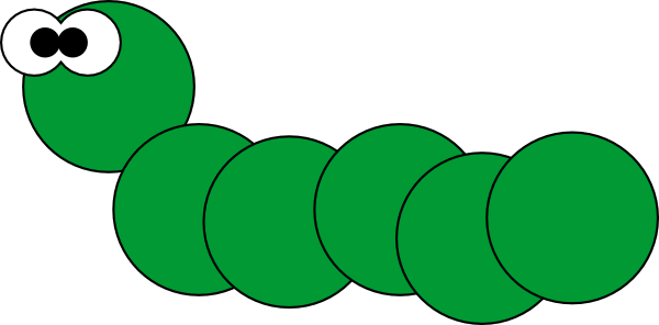 Caterpillar clip art - vector clip art online, royalty free ...