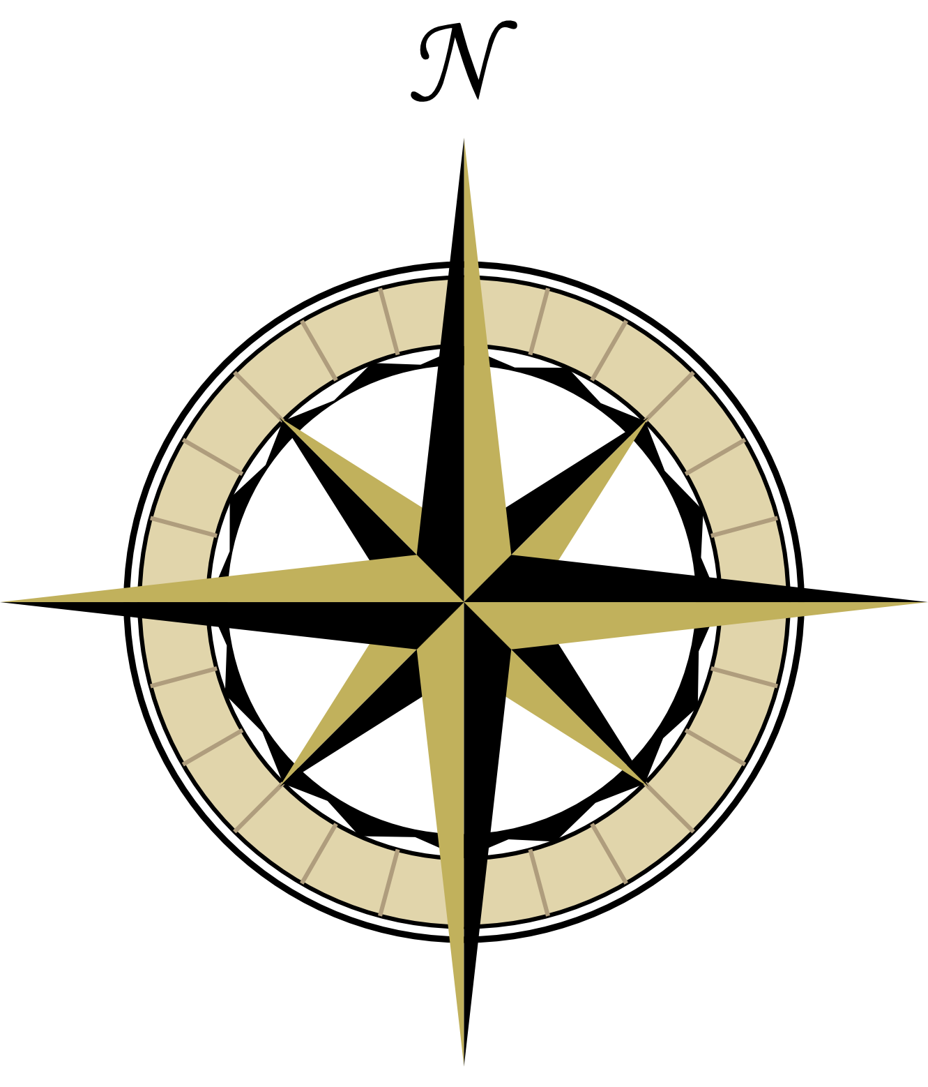 compass rose SVG