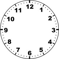 Vector Clock Face - ClipArt Best