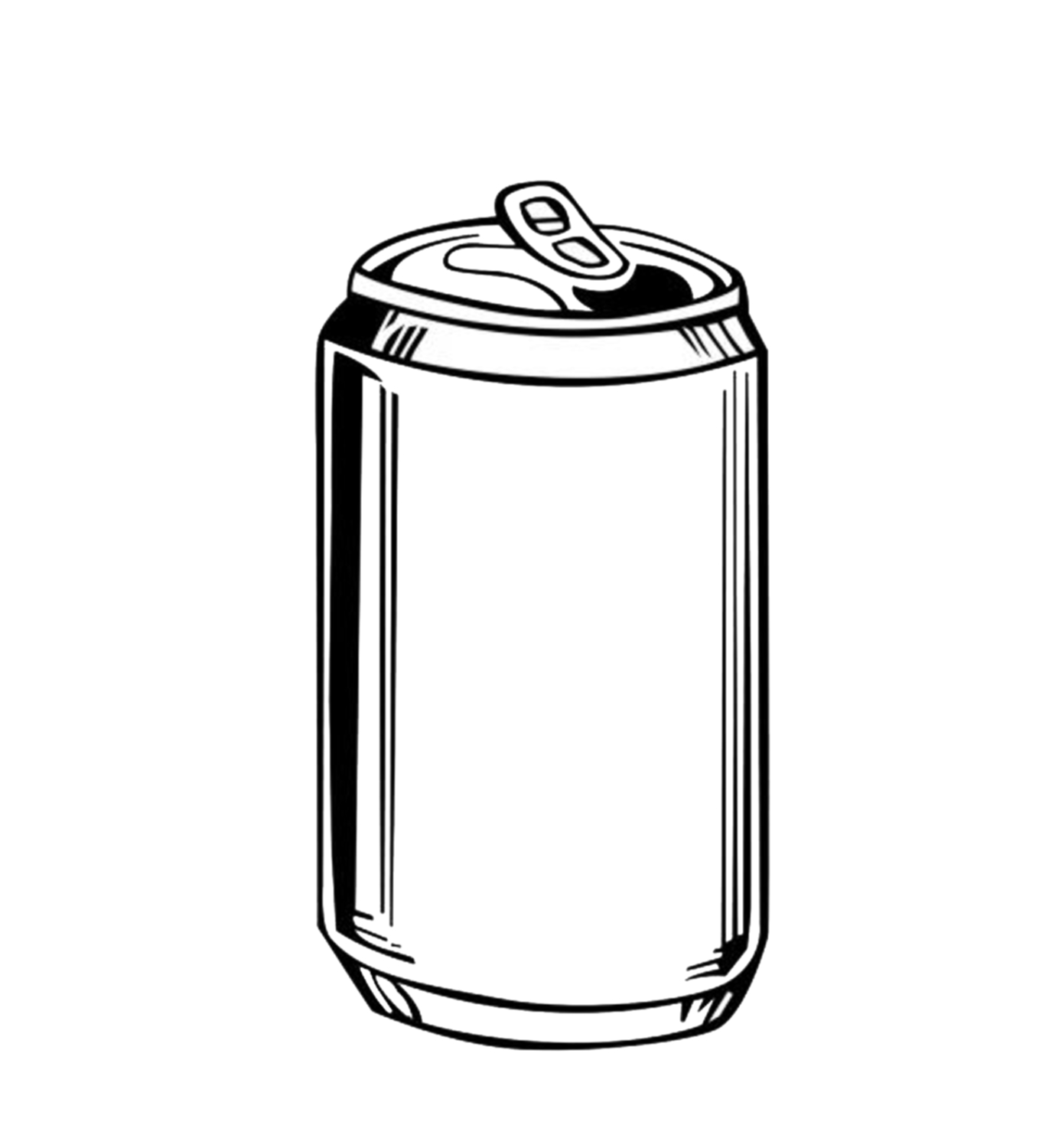 Beer Can Outline