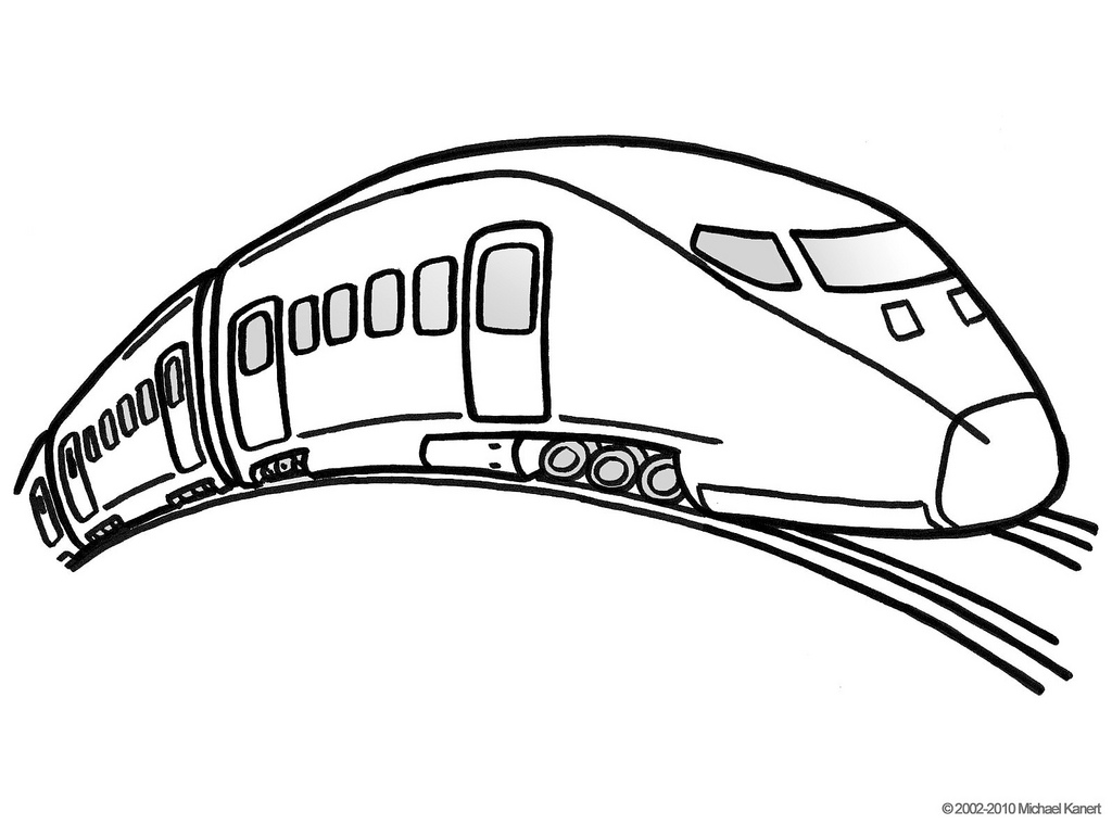the bullet train coloring pages - photo #22