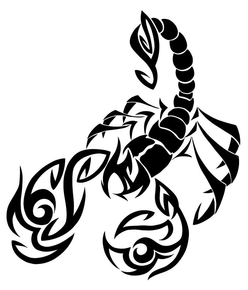 Abstract Tribal Scorpion Tattoo Designs | Fresh 2017 Tattoos Ideas