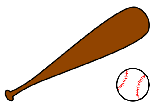 Baseball bat clipart transparent background
