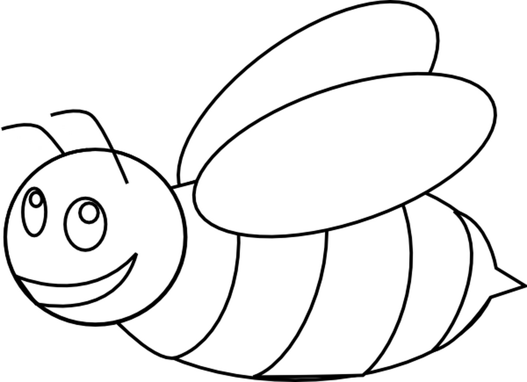 Bee Outline | Free Download Clip Art | Free Clip Art | on Clipart ...