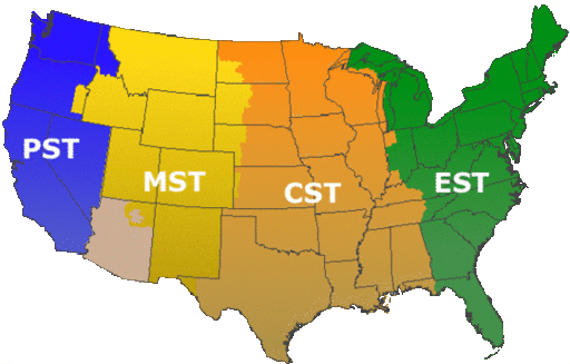 Free Printable United States Time Zone Map Keep Healthy Eating 