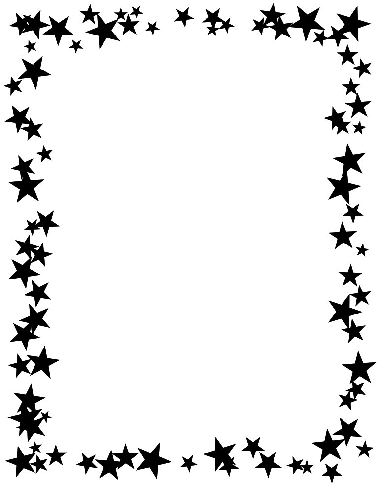 Christmas Star Border Clip Art - Free Clipart Images