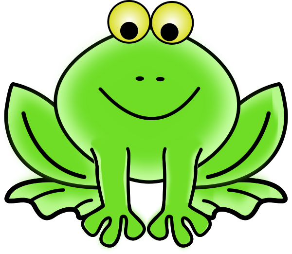 Cartoon Frog Clip Art | Mewarnai