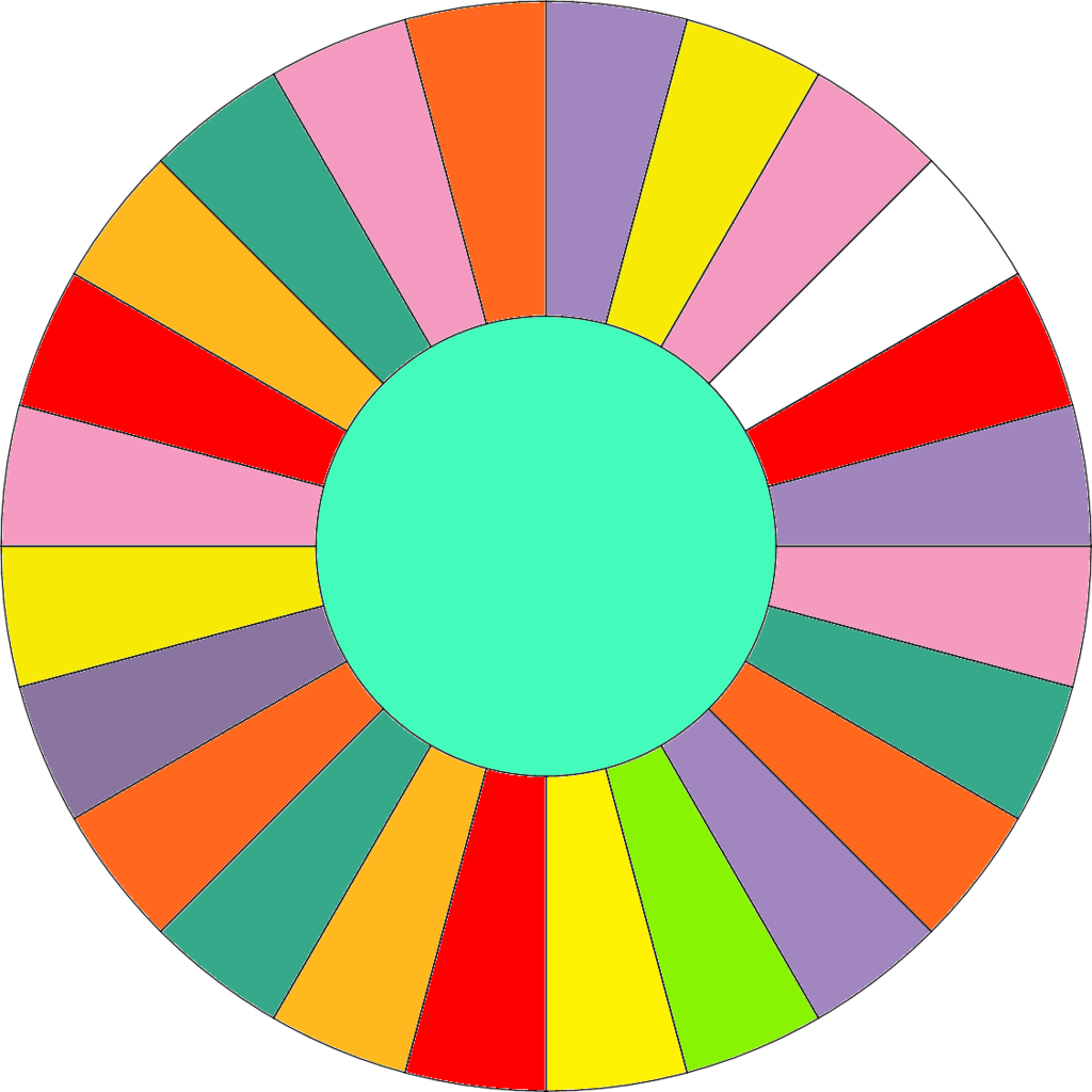 8 Section Blank Spinner Wheel ClipArt Best