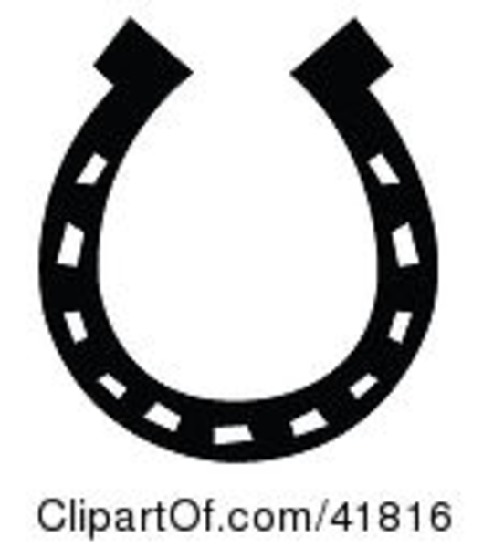 Horseshoe Template Clipart