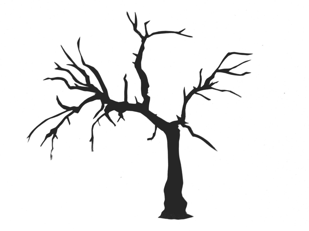 Clipart oak tree without leaves