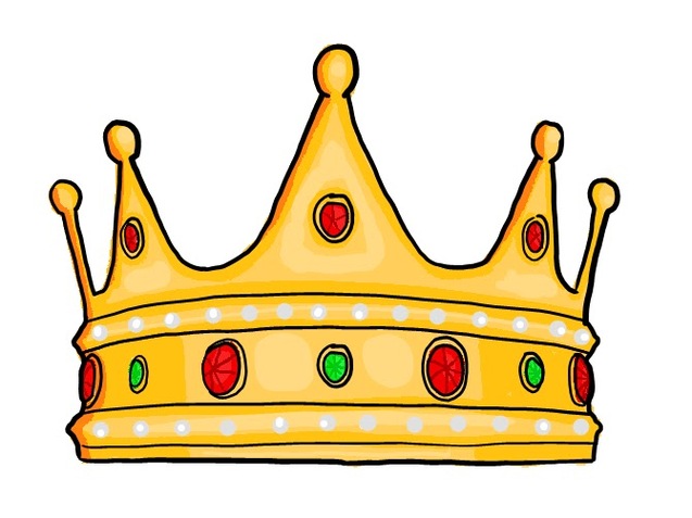 King Crown Template Clipart - Free to use Clip Art Resource