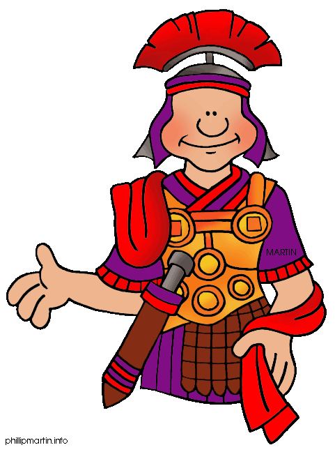 Roman soldier clipart