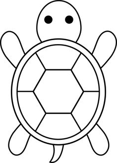 Tt - turtle: Turtle pattern that could be used for the painted ...