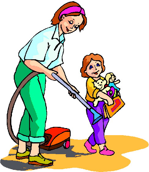 Mother Cleaning Clipart - Free Clipart Images