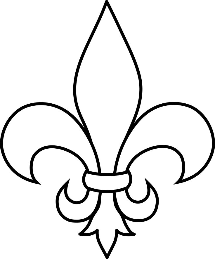 Fleur De Lis Printable Stencil ClipArt Best