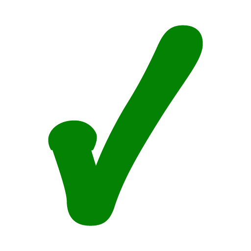 Green Tick Mark