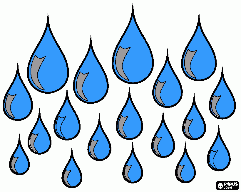 Raindrops Coloring Pages | Free Printable Coloring Pages