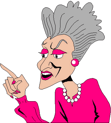 Little Old Lady Cartoon - ClipArt Best