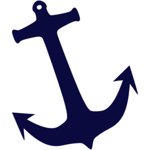 tilt navy anchor clip art - Polyvore