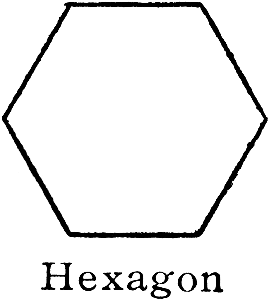 Hexagon Shape Clipart
