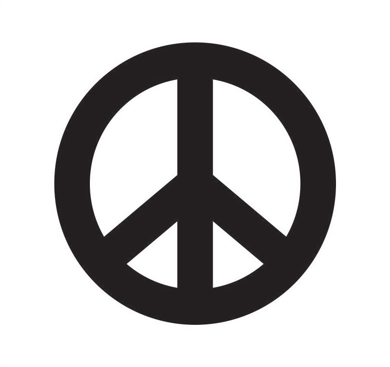 5 Best Images of Peace Sign Template Printable - Peace Sign ...