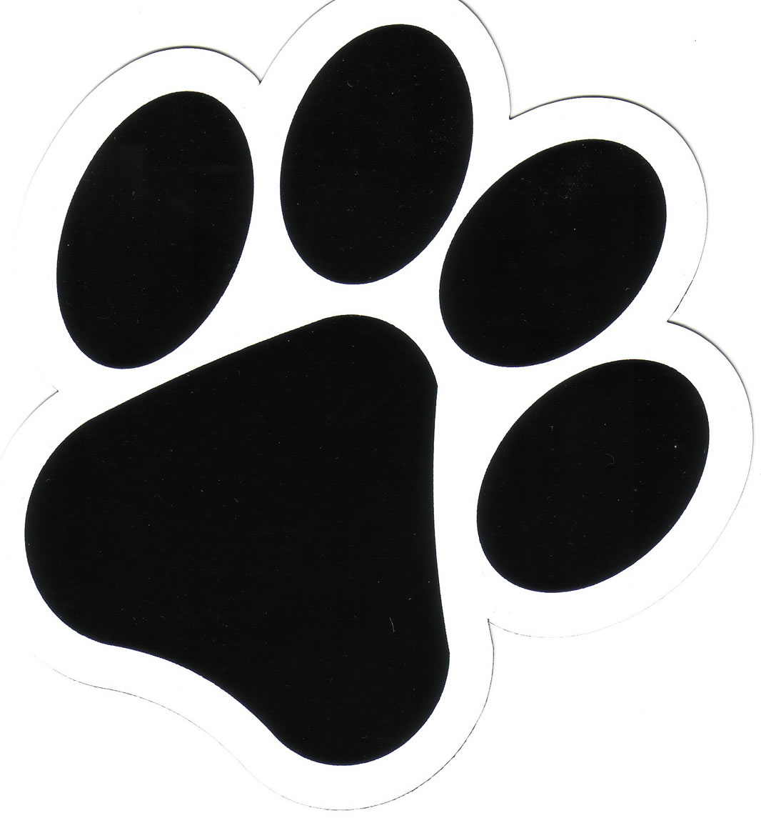 Puppy paw print clipart