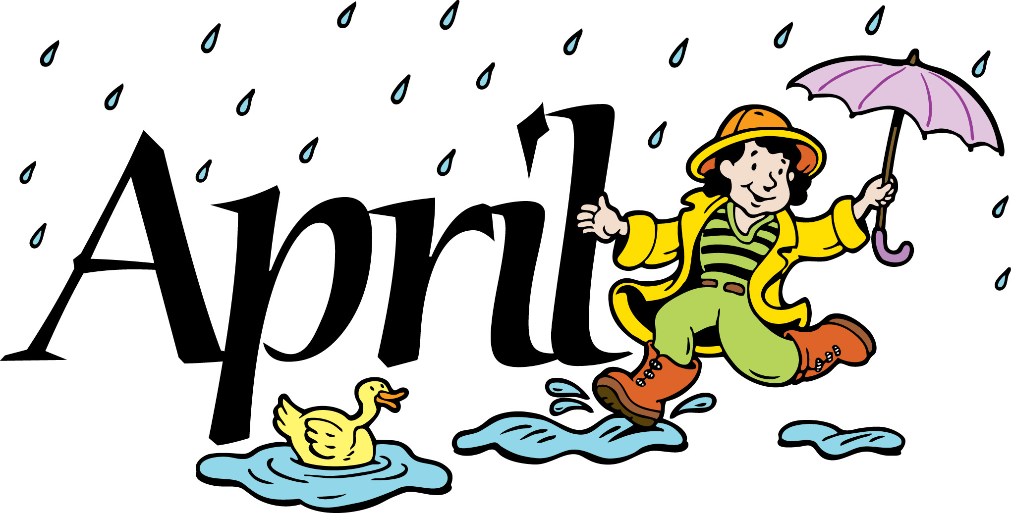 Month Of April Clipart