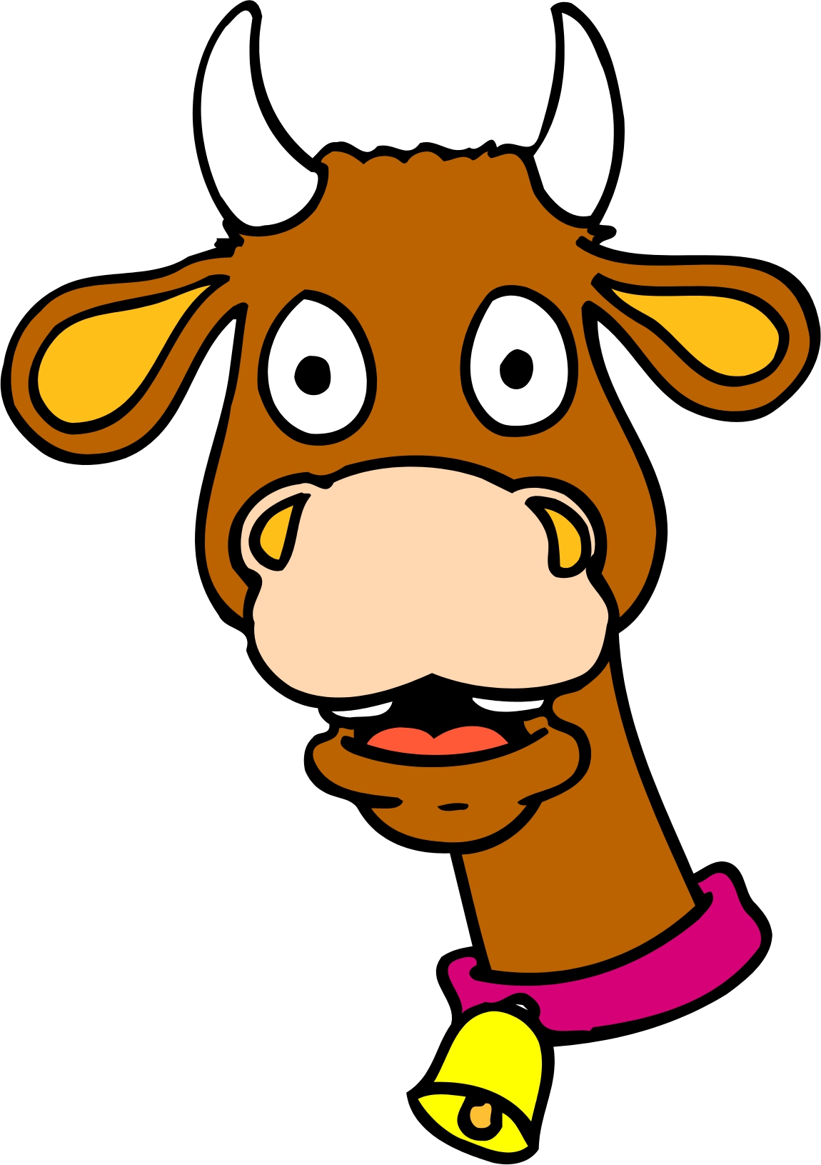 cow head clip art - photo #21