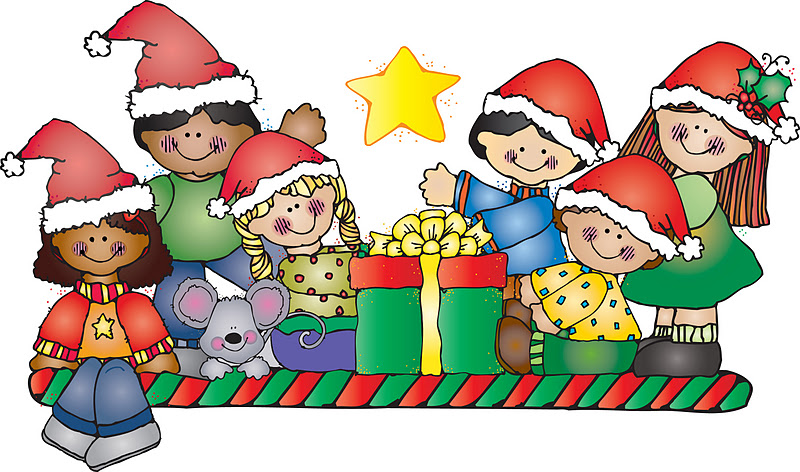 Child christmas clipart