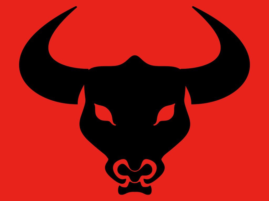 Simple Bull Head Vector Art & Graphics | freevector.com