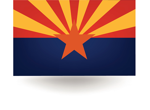Arizona State Flag Clip Art, Vector Images & Illustrations