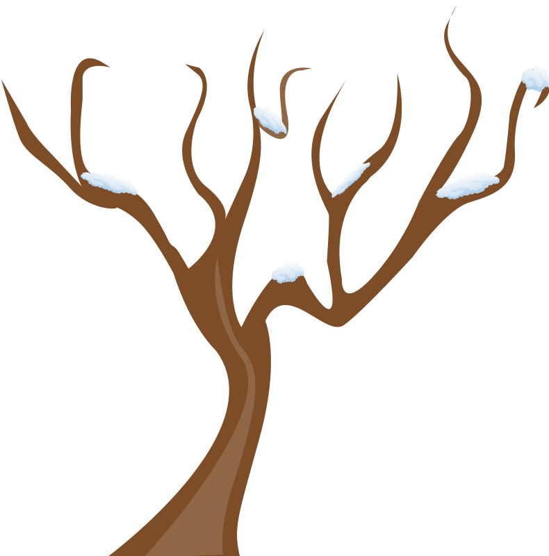 Bare Tree Trunk Clipart