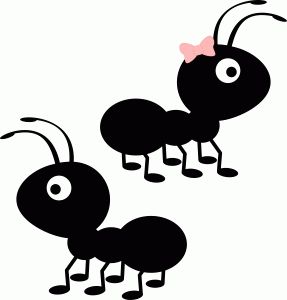 Cute ant clip art