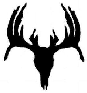 Deer Skull Mount indeginous Car or Truck Window Decal Sticker or ...