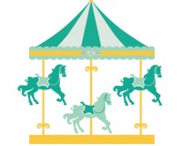 Carousel clipart - merry go round clip art, carnival clip art ...