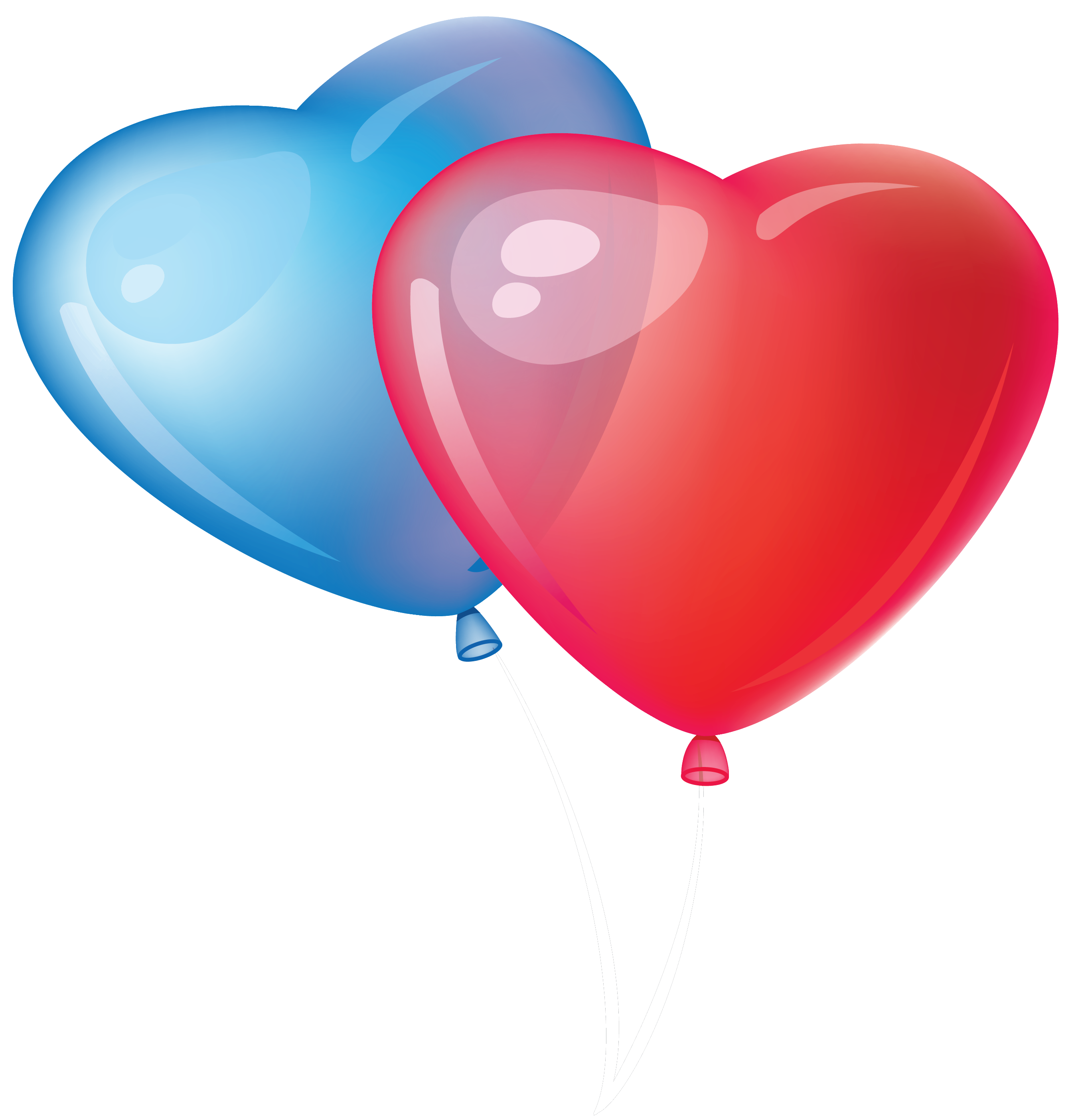 Valentine Balloons PNG Clipart