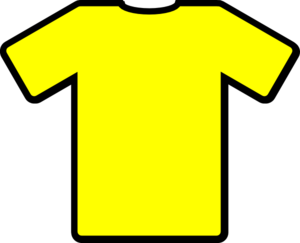 Yellow Tshirt Clip Art - vector clip art online ...