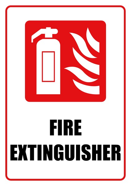 Fire Extinguisher sign template, How to design Fire Extinguisher ...