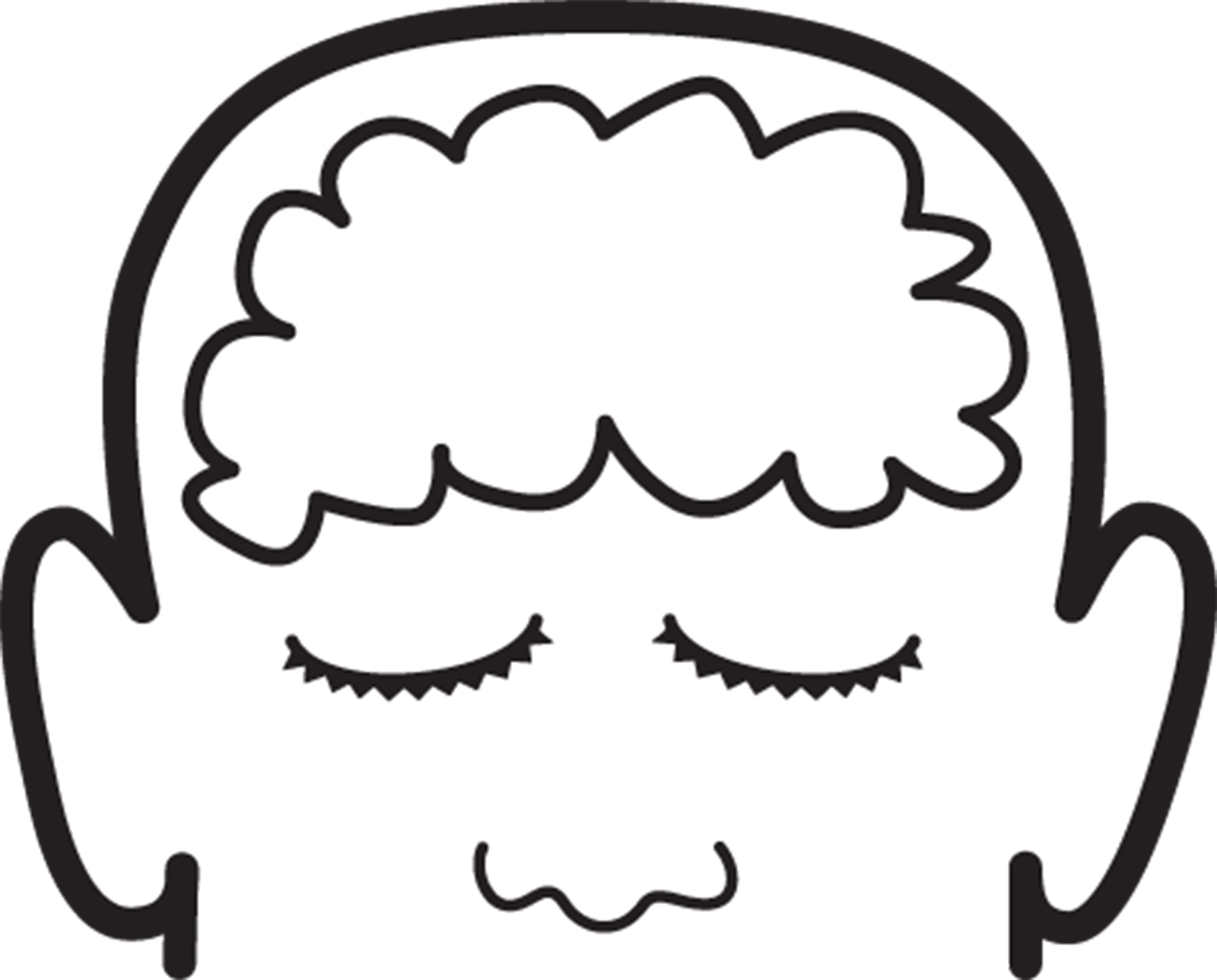 Clipart brain outline