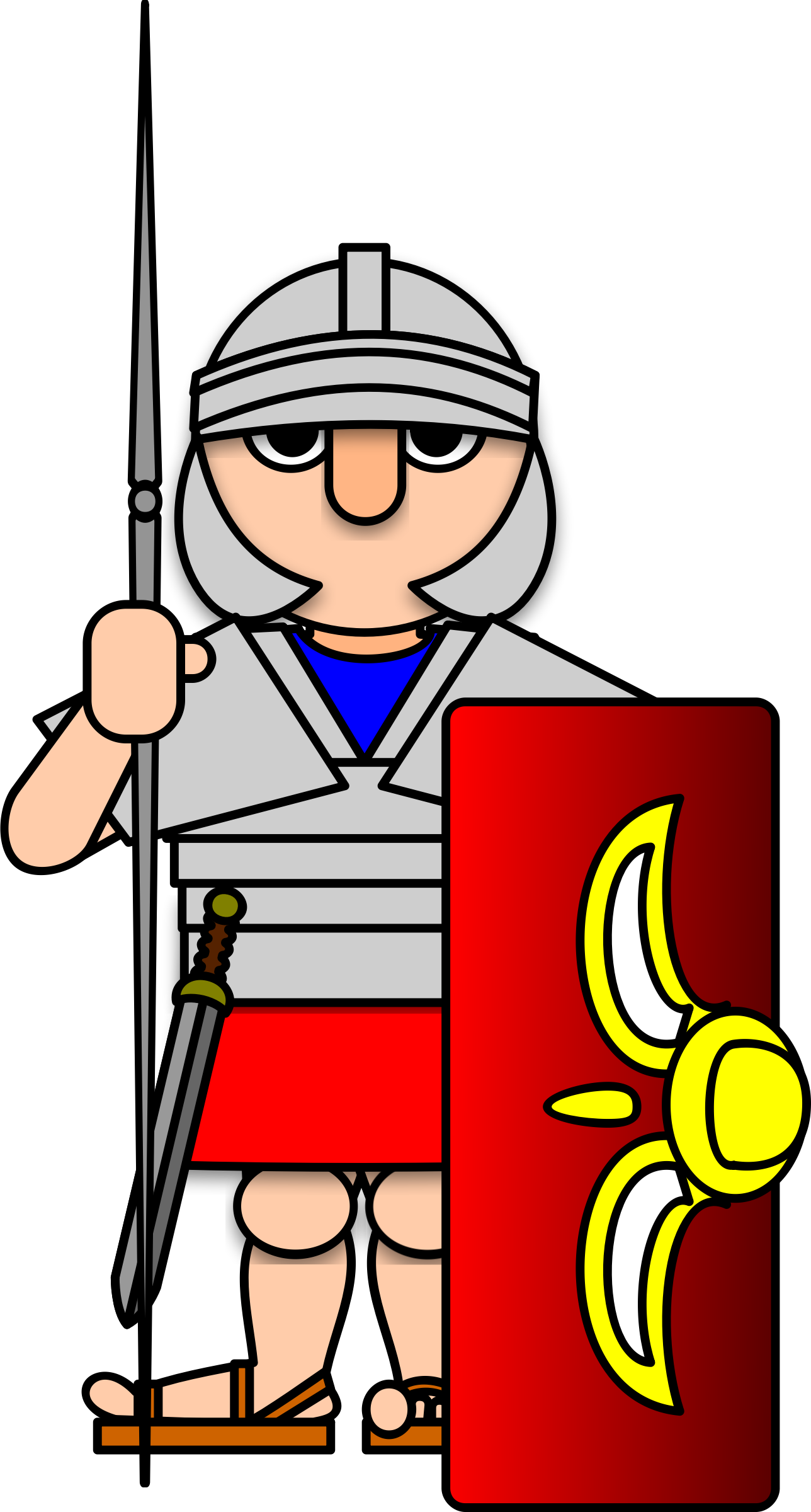Clipart - Roman Soldier